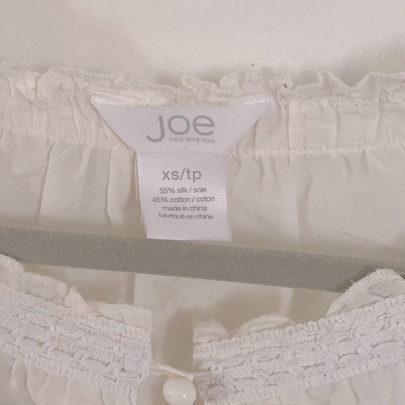 Joe Fresh silk blend peasant top - Picture 2 of 3